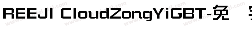 REEJI CloudZongYiGBT字体转换